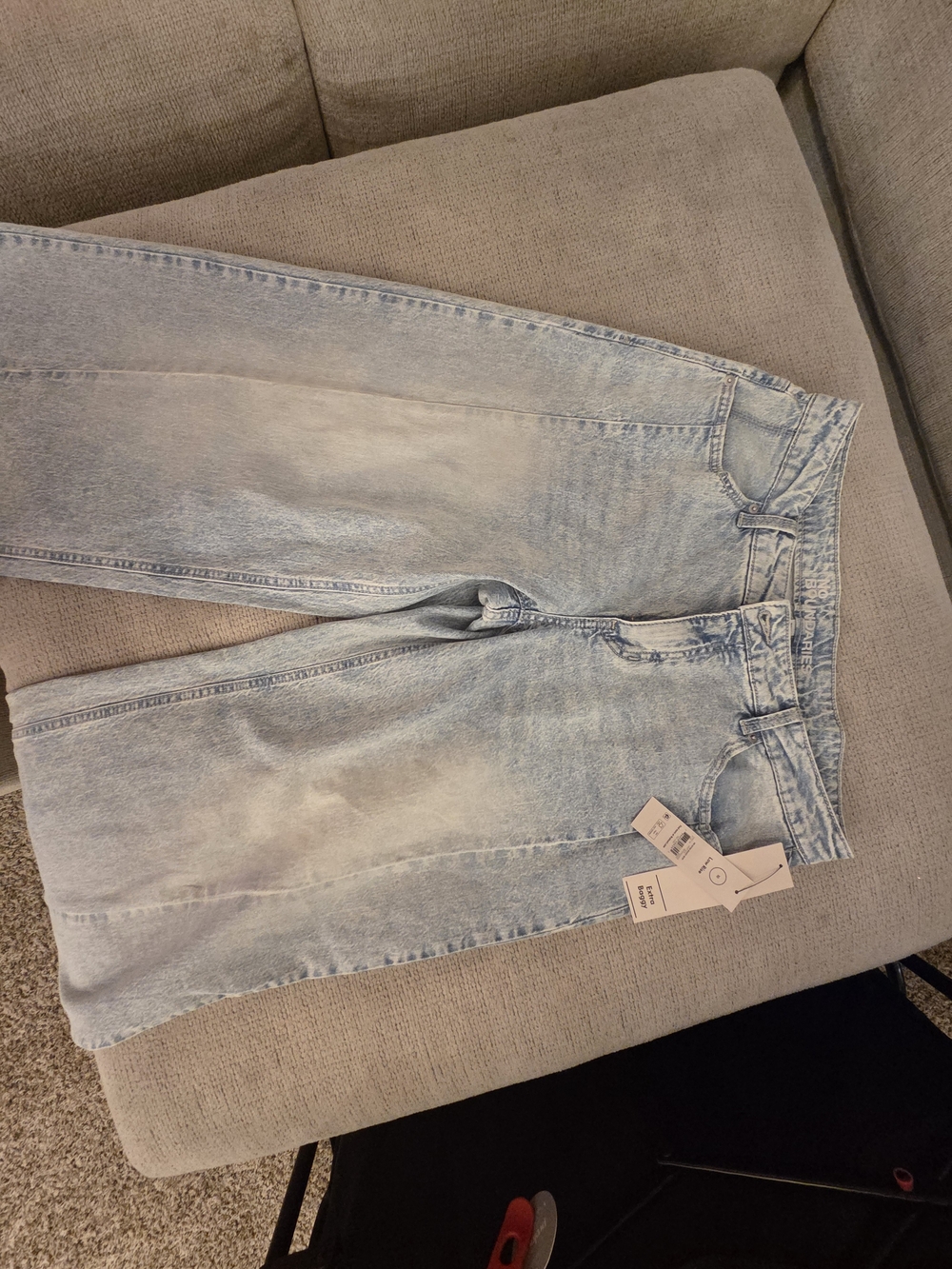 No Boundaries Light Blue Wide Leg Jeans - Picture 6 of 12
